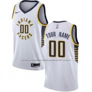 Maillot Indiana Pacers Personnalise 17-18 Blanc