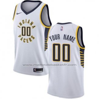 Maillot Indiana Pacers Personnalise 17-18 Blanc