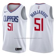 Maillot Los Angeles Clippers Boban Marjanovic #51 Association 2017-18 Blanc