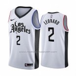 Maillot Los Angeles Clippers Kawhi Leonard #2 Ville 2019-20 Blanc