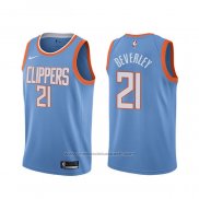 Maillot Los Angeles Clippers Patrick Beverley #21 Ville Bleu