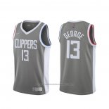 Maillot Los Angeles Clippers Paul George #13 Earned 2020-21 Gris