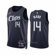 Maillot Los Angeles Clippers Terance Mann #14 Ville 2023-24 Bleu