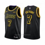 Maillot Los Angeles Lakers Carmelo Anthony #7 Ville Noir