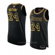 Maillot Los Angeles Lakers Kobe Bryant #24 Black Mamba Authentique Noir