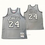 Maillot Los Angeles Lakers Kobe Bryant #24 Mitchell & Ness 1996-97 Gris
