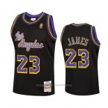 Maillot Los Angeles Lakers Lebron James #23 Reload Hardwood Classics 2020 Noir