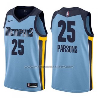 Maillot Memphis Grizzlies Chandler Parsons #25 Statement 2017-18 Bleu