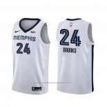 Maillot Memphis Grizzlies Dillon Brooks #24 Association Blanc