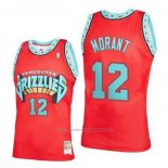 Maillot Memphis Grizzlies Ja Morant #12 Mitchell & Ness 1998-99 Rouge