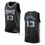 Maillot Memphis Grizzlies Jaren Jackson JR. #13 Ville 2022-23 Noir