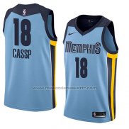 Maillot Memphis Grizzlies Omri Cassp #18 Statement 2018 Bleu