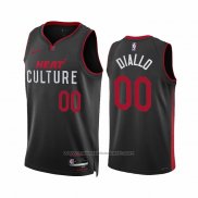 Maillot Miami Heat Cheick Diallo #00 Ville 2023-24 Noir