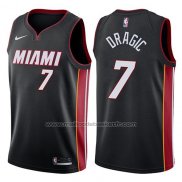 Maillot Miami Heat Goran Dragic #7 2017-18 Noir