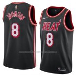 Maillot Miami Heat Tyler Johnson #8 Classic 2018 Noir