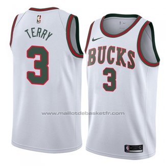 Maillot Milwaukee Bucks Jason Terry #3 Classic 2018 Blanc