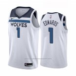 Maillot Minnesota Timberwolves Anthony Edwards #1 Association Blanc