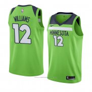 Maillot Minnesota Timberwolves C. J. Williams #12 Statement 2018 Vert