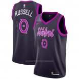 Maillot Minnesota Timberwolves D'angelo Russell #0 Ville 2018-19 Volet