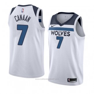 Maillot Minnesota Timberwolves Isaiah Canaan #7 Association 2018 Blanc