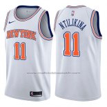 Maillot New York Knicks Frank Ntilikina #11 Statement 2017-18 Blanc