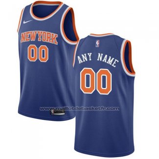 Maillot New York Knicks Personnalise 17-18 Bleu