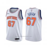 Maillot New York Knicks Taj Gibson #67 Statement Blanc