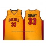 Maillot Oak Hill Kevin Durant #33 Jaune