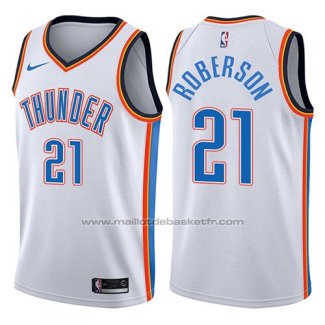 Maillot Oklahoma City Thunder Andre Roberson #21 Swingman Association 2017-18 Blanc