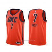 Maillot Oklahoma City Thunder Darius Bazley #7 Earned Orange