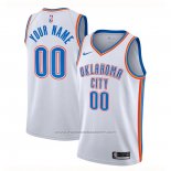 Maillot Oklahoma City Thunder Personnalise Association 2020-21 Blanc