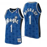 Maillot Orlando Magic Tracy Mcgrady #1 Mitchell & Ness 2000-01 Bleu