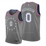 Maillot Philadelphia 76ers Josh Richardson #0 Ville Gris