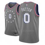 Maillot Philadelphia 76ers Justin Patton #0 Ville 2018-19 Gris