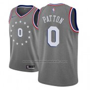 Maillot Philadelphia 76ers Justin Patton #0 Ville 2018-19 Gris