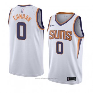 Maillot Phoenix Suns Isaiah Canaan #0 Association 2018 Blanc