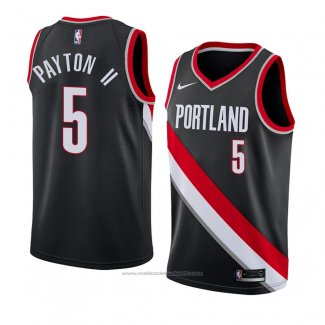 Maillot Portland Trail Blazers Gary Payton #5 Icon 2018 Noir