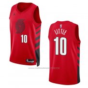 Maillot Portland Trail Blazers Nassir Little #10 Statement 2022-23 Rouge