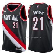 Maillot Portland Trail Blazers Noah Vonleh #21 Swingman Icon 2017-18 Noir