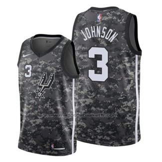 Maillot San Antonio Spurs Keldon Johnson #3 Ville 2019-20 Camouflage