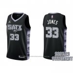 Maillot San Antonio Spurs Tre Jones #33 Statement 2022-23 Noir