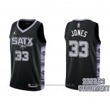 Maillot San Antonio Spurs Tre Jones #33 Statement 2022-23 Noir