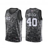Maillot San Antonio Spurs Tyler Zeller #40 Ville Camouflage