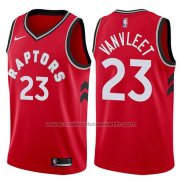 Maillot Toronto Raptors Fred Vanvleet #23 Icon 2017-18 Rouge