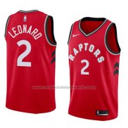 Maillot Toronto Raptors Kawhi Leonard #2 Icon 2017-18 Rouge