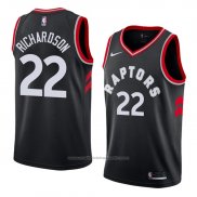 Maillot Toronto Raptors Malachi Richardson #22 Statement 2018 Noir