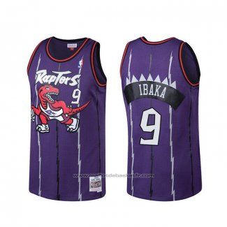 Maillot Toronto Raptors Serge Ibaka #9 Hardwood Classics Volet