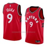 Maillot Toronto Raptors Serge Ibaka #9 Icon 2018 Rouge