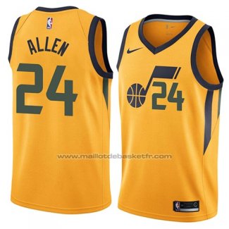 Maillot Utah Jazz Grayson Allen #24 Statement 2018 Jaune