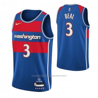 Maillot Washington Wizards Bradley Beal #3 Ville 2021-22 Bleu